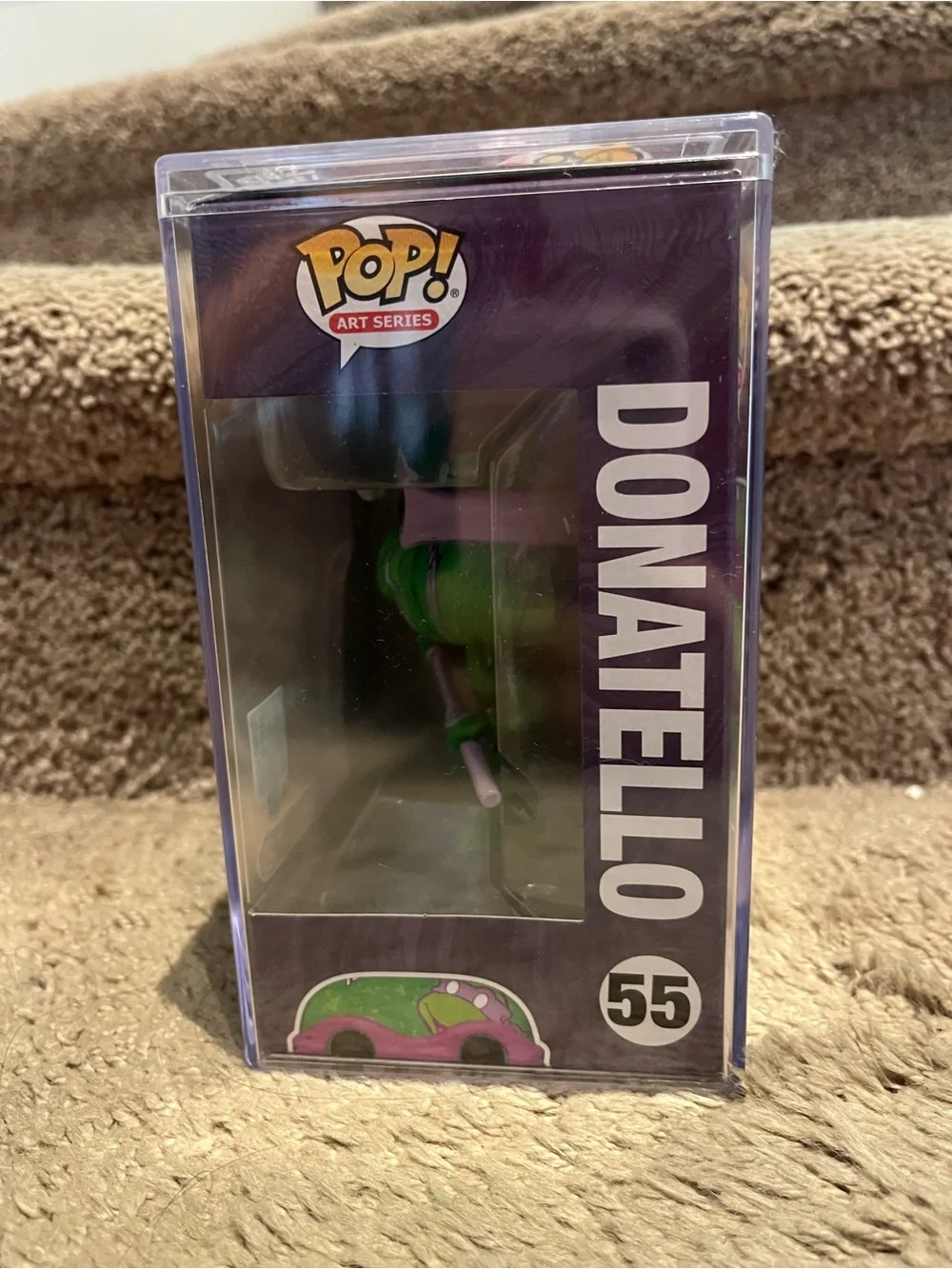 Funko Pop Art Series Donatello #55 Teenage Mutant Ninja Turtles New w/ hard case